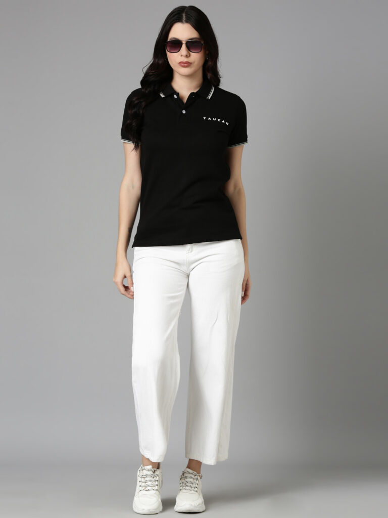 Taucan Black Polo T Shirt