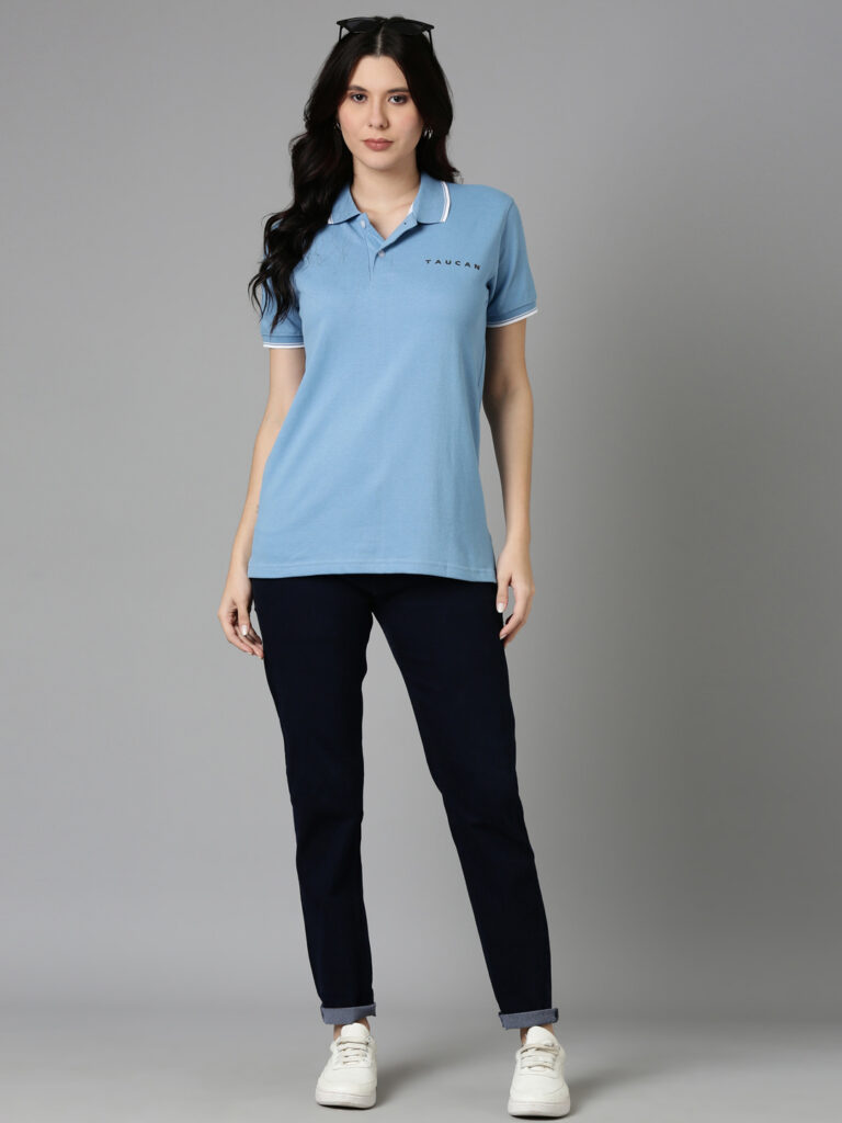 Taucan Sky Blue Polo T Shirt