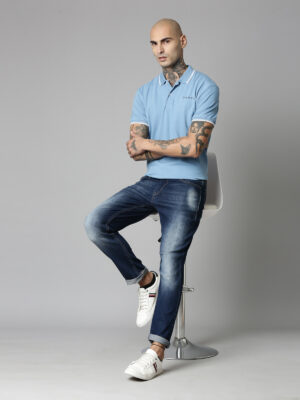 Taucan Sky Blue Polo T Shirt