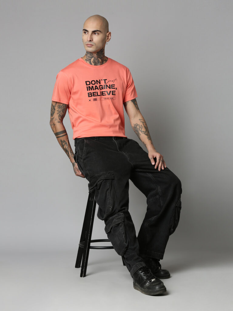 Taucan Peach Echo T Shirt