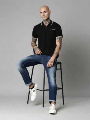 Taucan Black Polo T Shirt