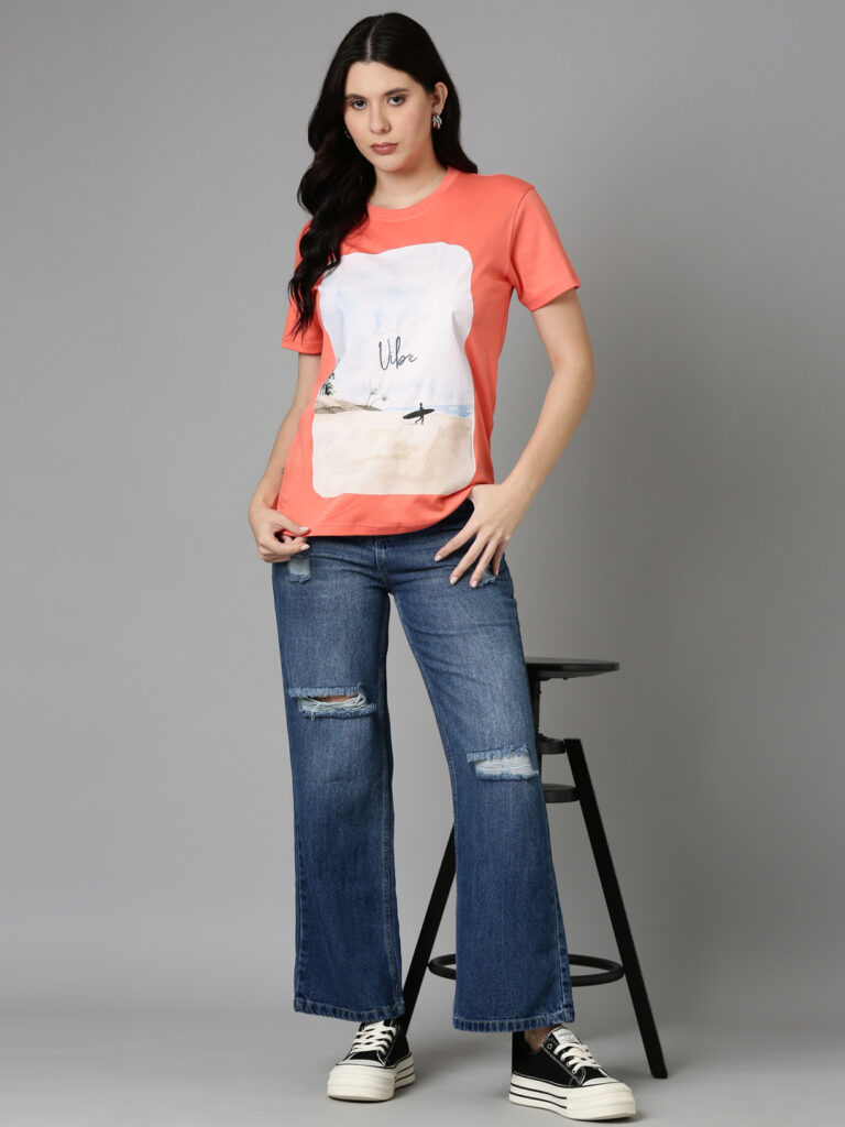 Taucan Peach Echo (Vibe) T Shirt