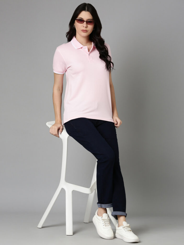 Taucan Light Pink Polo T Shirt